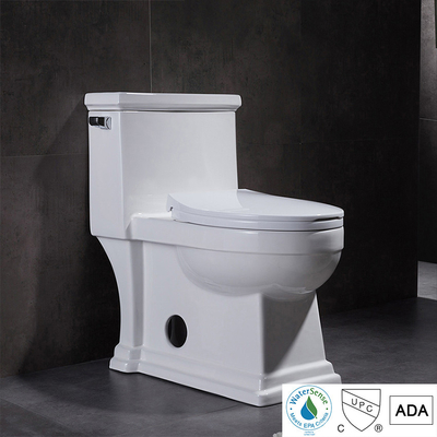 4.8l American Standard Right Height Elongated Toilet One Piece Floor Mounted